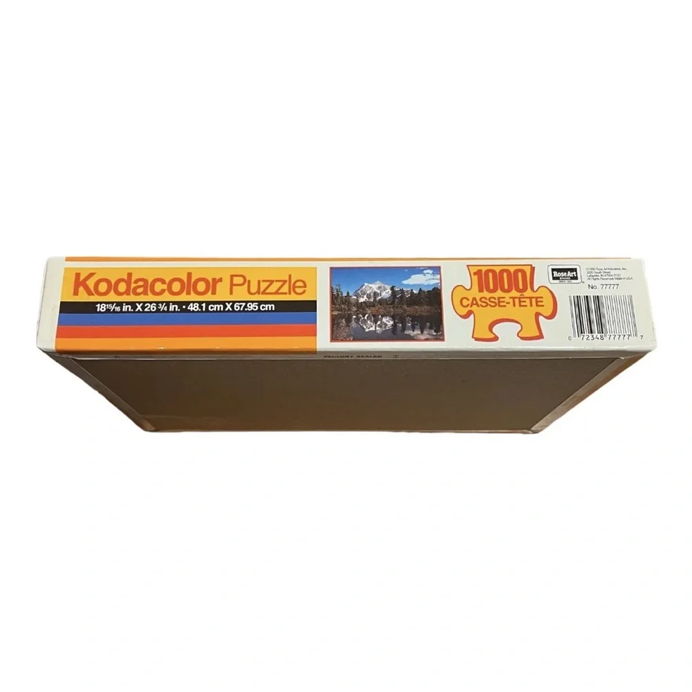 1995 BRAND NEW SEALED RoseArt Kodak  Kodacolor Puzzle Heather Lake WA 1000 Piece